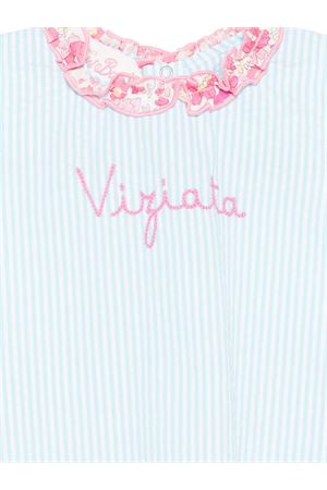 Set Abbie scamiciato e copri pannolino con ricamo Viziata SAINT BARTH KIDS | ABB000203256L